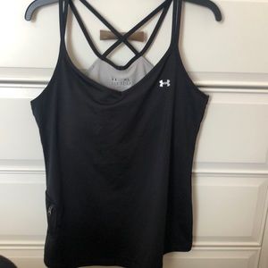 XL under armour blk never been worn tank top
